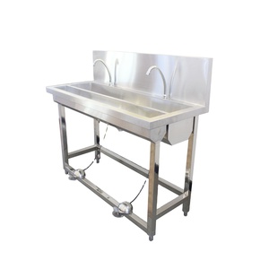 VICTORY Medical Évier désinfectant à pédale en acier inoxydable Éviers d'hôpitaux pour hôtels et restaurants Autres fournitures - Product Image 1