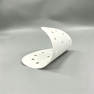 Papier de cuisson rond perforé antiadhésif, couleur kraft naturel blanc, avec revêtement en silicone pour la cuisson à la vapeur en cuisine - Product Image 3