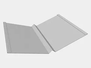 Steel W-Metal Valley Roof Flashing In Ral Color For North America