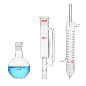 Extrator <span class=keywords><strong>Soxhlet</strong></span> de Vidro com Parede Grossa de 60-5000ml/Extrator de Gordura com Condensador, Frasco - Product Image 4