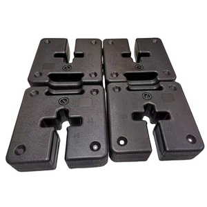 Set di piastre <span class=keywords><strong>per</strong></span> pesi da 10 KG <span class=keywords><strong>tenda</strong></span> a baldacchino sicura e <span class=keywords><strong>tenda</strong></span> con base <span class=keywords><strong>per</strong></span> tende <span class=keywords><strong>peso</strong></span> in plastica - Product Image 3