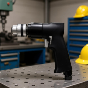 Perceuse pneumatique industrielle robuste avec mandrin sans clé, perceuse à main pneumatique réversible haute vitesse pour métal, bois - Product Image 4