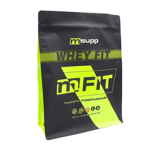 Bolsas de Empaque para Proteína de Suero en Polvo con Logotipo de Marca Personalizado, 1lb 2lb 454g 1Kg, Fondo Plano, con Cierre Hermético - Product Image 1