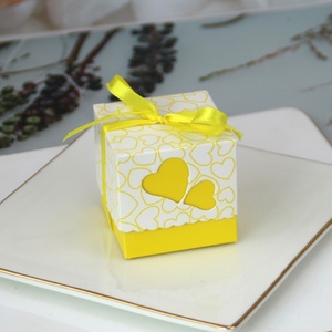 Caja de Regalo para Bebés de un Año, Diseño Europeo 2022, Caja de Dulces con Forma de Corazón de Durazno, con Laminado Mate y Relieve, para Chicles y Sushi - Product Image 6