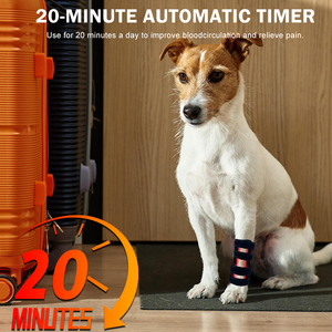 Enveloppe de luminothérapie rouge pour pattes de chien et de chat, batterie intégrée 2000 mAh, 40 LED 660 nm 850 nm, réglable, OEM ODM, vente <span class=keywords><strong>en</strong></span> gros, soins vétérinaires pour animaux de compagnie - Product Image 5