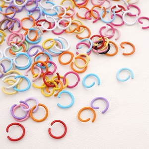 Anneaux ouvrants en fer coloré à mémoire de forme 1,2 x 10 mm pour accessoires de fabrication de bijoux DIY - Product Image 3
