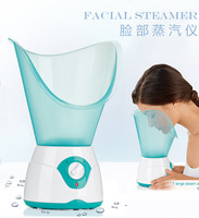Nuevo vaporizador facial profesional eléctrico OEM Spray Nano Facial Spa Máquina de vapor facial iónica Enchufe LED Indicador de potencia 2 en 1