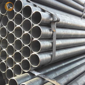 Prix d'usine Fabricant Tuyau rond soudé Tuyau rond en fer noir Tube en acier - Product Image 1