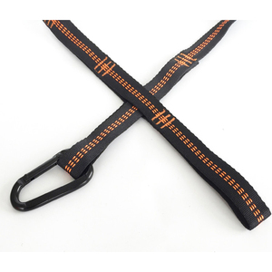 Bellter Camping hamac sangle accessoires extérieur suspendu ceinture boucle <span class=keywords><strong>arbre</strong></span> sangles mousquetons Clip Polyester ensemble 2 écologique - Product Image 3