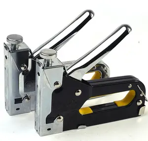 Manual Tiga Tujuan Nail Gun Stapler Furnitur Pelapis Alat Tangan Staple Gun