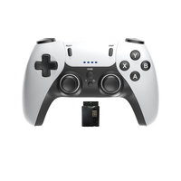 Manette de jeu sans fil 2.4G à double vibration et moteur unique pour P1, P2, P3, PC, PC360, Android, Smart TV, TV-box, Game-box, Console de jeu