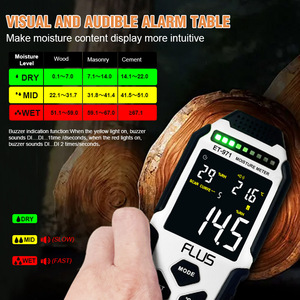 Medidor de Humedad Multifuncional No Invasivo, Higrómetro Digital, Medidor de Temperatura y Humedad, Medidor de Humedad para Madera - Product Image 3