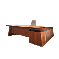 Bureau de direction convertible en forme de L, moderne et luxueux, avec armoire latérale, mobilier de bureau