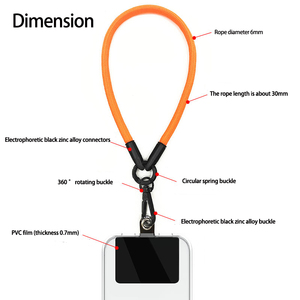 Tùy Chỉnh Chống Mất Keychain Dệt Dây Đeo Cổ Tay Và Máy Ảnh Dây Đeo Cổ Tay Tùy Chỉnh Dây Đeo Điện Thoại Dây Buộc Với Logo Tùy Chỉnh - Product Image 3
