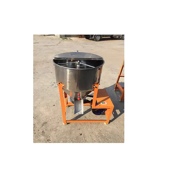 Hot sale spiral peanut corn seed mixer does not hurt the seed vertical coating machine double frequency speed mixer