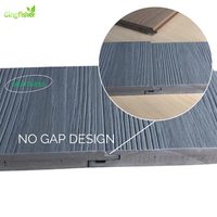 Planche de terrasse WPC innovante sans joint, en PVC ASA co-extrudé, à emboîtement, 3ème génération, pour extérieur