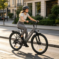 Bicicleta Eléctrica HillMiles MileCity1 de Entrega Rápida en la UE, 7 Velocidades, 100 KM de Autonomía, Bicicleta Eléctrica Urbana para Desplazamientos