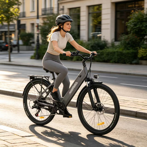 EU Fast Delivery HillMiles MileCity1 Step Through E-bike Shimano 7-Speed Gears 100KM Range Urban Commuter <b>Electric</b> Bicycle - Product Image 1
