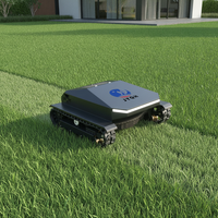 Livraison Gratuite Tondeuse à Gazon Robuste Télécommandée pour l'Agriculture et la Foresterie, Désherbeuse à Chenilles pour Jardin et Cour