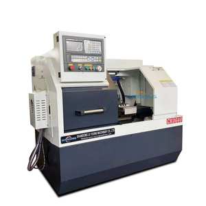 مخرطة معدنية صغيرة Ck0640 بتحكم رقمي مع وحدة تغذية أوتوماتيكية للقضبان - Product Image 3