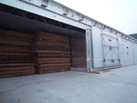 Équipement de séchage du bois, sécheur de placage de bois, chambre de séchage sous vide pour la production de contreplaqué, commande PLC, chauffage à l'huile de transfert de chaleur