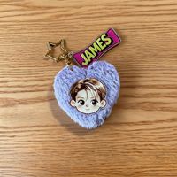 Porte-clés en peluche de 6 cm avec personnage de dessin animé, pendentif porte-nom KEONHO JUHOON SEONGHYEON, décoration de sac Kawaii, cadeau pour fans