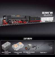 Nouveau Design briques créatives RC Locomotive à vapeur électrique Train modèle bricolage blocs de construction télécommande Train RC jouets