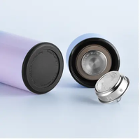 Bouteille d'eau intelligente et moderne en acier inoxydable de 500 ml avec affichage LED de la température, isotherme et rappel de consommation