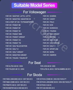Автомагнитола для Volkswagen Golf Polo Passat B6 B7 CC - Product Image 6