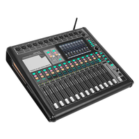 Mezcladora Digital Profesional MD16/6 de 16 Canales, Consola de Mezcla de Sonido con 16 DSP y Pantalla Táctil de 7 Pulgadas