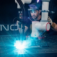 Bras robotique collaboratif articulé à 6 axes FR3, Cobot piloté par servomoteur PLC pour applications de soudage de précision