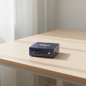 Leistungsstarker Mini-Gaming-PC Intel Ultra 5 225H Prozessor mit KI 8GB DDR5 256GB SSD <span class=keywords><strong>Windows</strong></span> 11 Unterstützt Linux Ultra-Kompaktes Design - Product Image 1