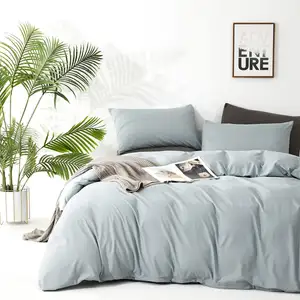 100% Cotton Breathable Bedding Set Duvet Cover Bedsheet Set Luxury Factory Custom 5 Star Hotel