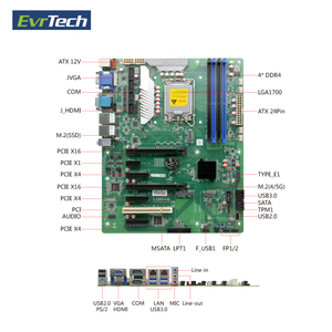 <span class=keywords><strong>Intel</strong></span> <span class=keywords><strong>Core</strong></span> lga1700 12th 13th <span class=keywords><strong>i3</strong></span> i5 i7 I9 Bộ vi xử lý Xeon DDR4 128GB x86 W680 chipset công nghiệp ATX Bo mạch chủ - Product Image 2