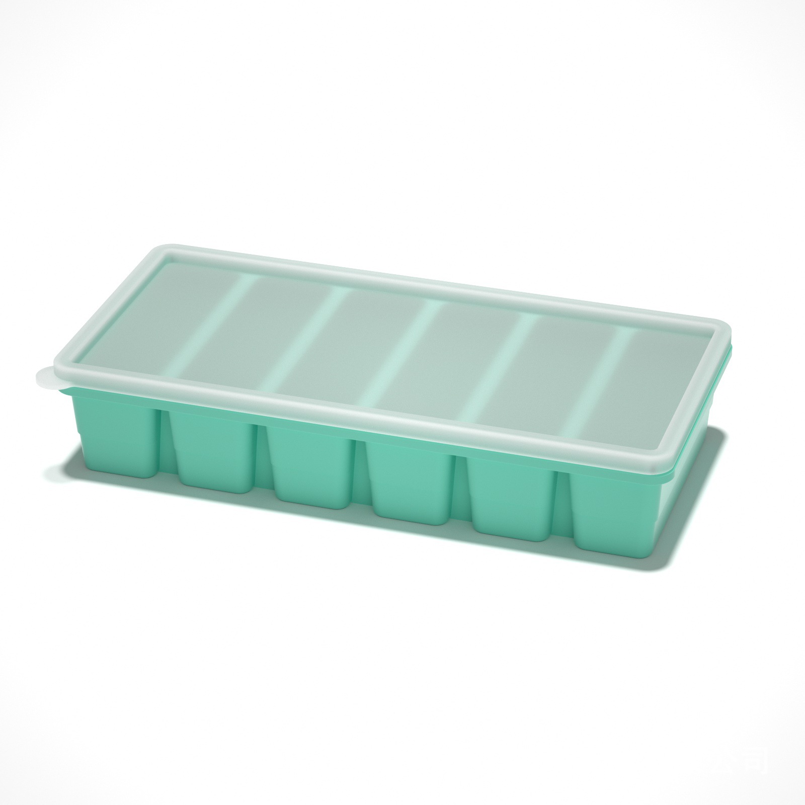 Moule à 6 bandes égales en silicone épais platine vert