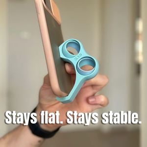 New Mobile Phone Grip Holder Finger Ring Support Plastic Cellphone Handheld <b>Bracket</b> Desktop Mount Stand <b>Bracket</b> - Product Image 3