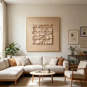 Cuadro Decorativo de Pared con Diseño Botánico de Monstera, Pintura al Óleo Pintada a Mano sobre Lienzo, para Sala de Estar o Dormitorio - Product Image 6