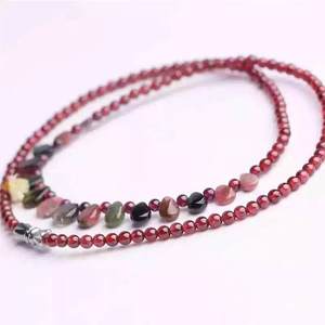 Hochwertige natürliche Regenbogen Turmalin Teardrop Turmalin Perlen Halskette Heils tein Turmalin Edelstein Choker Halskette - Product Image 2