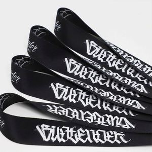 Custom Goth Punk Style <b>Lanyard</b> with Detachable Plastic Side Release Buckle Metal Oval Hook Keychain Strap for Phone Keys - Product Image 4