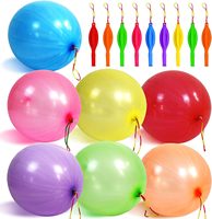 Ballons à poinçonner épaissi néon poinçonnage ballon faveurs de fête pour les enfants, les mariages, les ballons de poinçon d'approvisionnement de prix de salle de classe