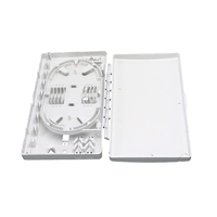 Mini boîtier mural FTTH pour fibre optique, 2, 4 ou 8 ports, anti-vol, pour intérieur