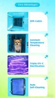 Cabine de Douche Automatique pour Animaux – Machine de Lavage Intelligente pour Chiens avec Fonctions de Nettoyage, Séchage et Toilettage pour Espaces Publics