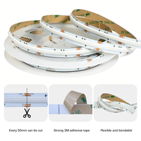 SXZM Bande LED COB RGB 24V 1080 LED/m, ultra haute densité, sans points, flexible, éclairage linéaire 1080 LED, 5M