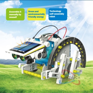 समोइसिन थोक सौर ऊर्जा संचालित प्रयोग किट बच्चों के लिए विज्ञान रोबोटिक कार खिलौने सेट डिय रोबोट शिक्षा किट - Product Image 3
