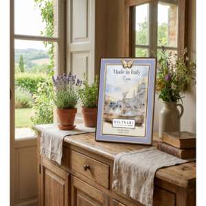 Beltrami Photo <b>Frame</b> <b>4x6</b> Real Silver Plated Made in Italy Roma Decorative Wall Art - Product Image 2