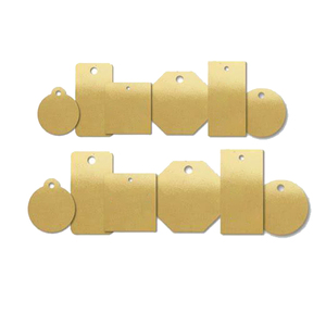 Tùy chỉnh nhôm van thẻ kim loại thẻ thép không gỉ tối thiểu đĩa quyến rũ sâu khắc khắc biểu tượng logo Vòng <span class=keywords><strong>tag</strong></span> - Product Image 4