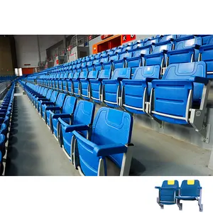 Foldable stadium chair plastic seats with factory price