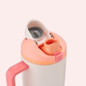 กระติกน้ำสุญญากาศสแตนเลสสองชั้น ขนาดใหญ่ 40 ออนซ์ ปลอดภัยสำหรับน้ำร้อน พร้อมหลอดดูด เก็บความร้อนได้นาน 6-24 ชั่วโมง - Product Image 1