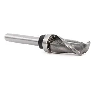 Rulman ultra-performans sıkıştırma gömme Trim katı karbür <span class=keywords><strong>CNC</strong></span> <span class=keywords><strong>Router</strong></span> Bit ağaç İşleme End Mill için 1/4 "<span class=keywords><strong>6mm</strong></span> Shank - Product Image 4