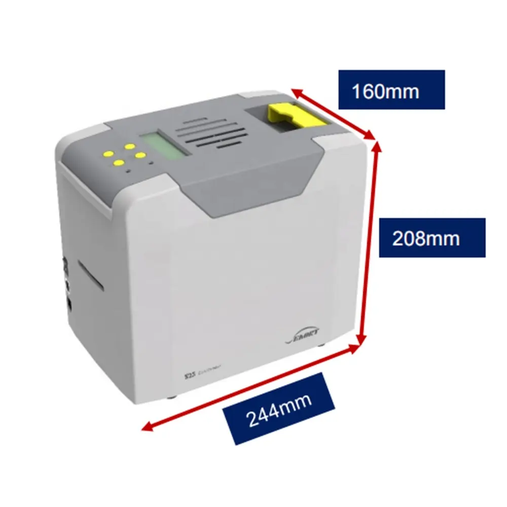 Small and Light Desktop S25 DTC Type Card Printer For Field Printing Personal DIY ID Card